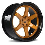 CUSTOM FORGED 2-PIECE 6 SPOKE WHEELS: RV-DF37