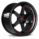 CUSTOM FORGED 2-PIECE 6 SPOKE WHEELS: RV-DF37