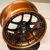 CUSTOM 2 PIECE FORGED WHEELS: RV-DR08 STEP LIP