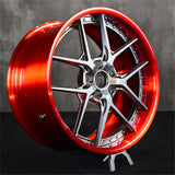 corvette c5 custom aftermarket wheels-deep dish red rims-rvrn forged 2pc wheels