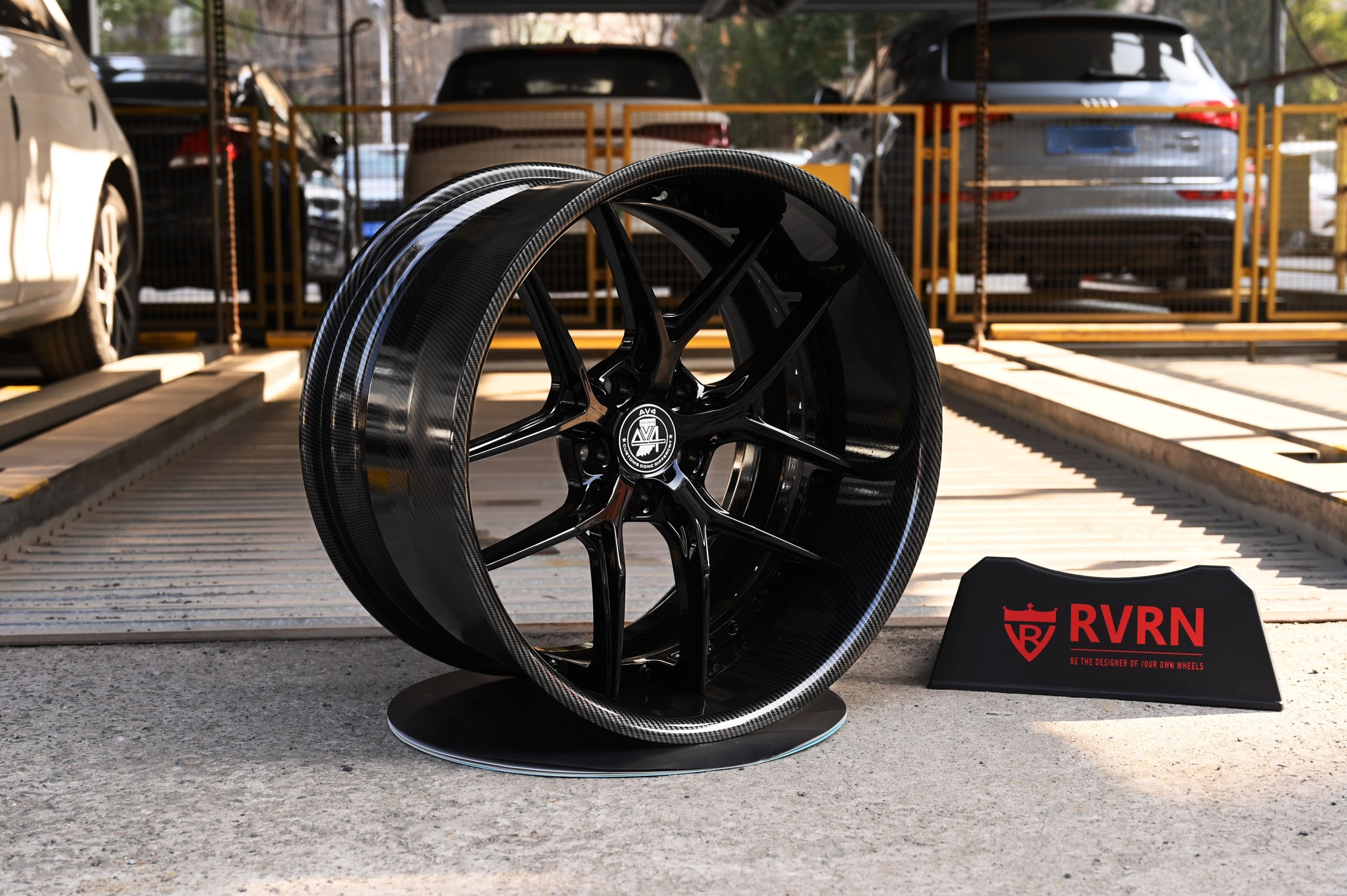 Dodge Challenger Aftermarket Carbon Fiber Dip Deep Dish Wheels& Rims-RV ...