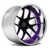 Purple wheels, deep dish custom aftermarket forged wheels&rims for trucks and suvs, RVRN Wheels RV-DR08D Series