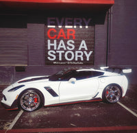 Corvette C7 Z06 custom chrome RVRN wheels side profile view