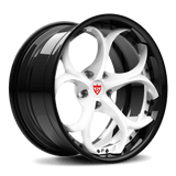 Audi R8 custom aftermarket wheels-white forged rims RV-DS016 series-RVRN Forged