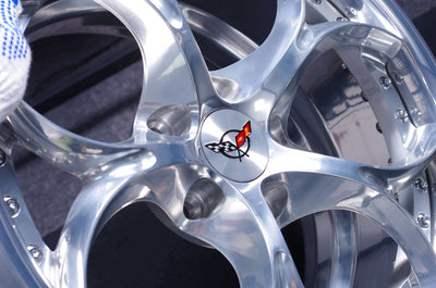 Details of RVRN custom forged wheels for Corvette C5 custom build