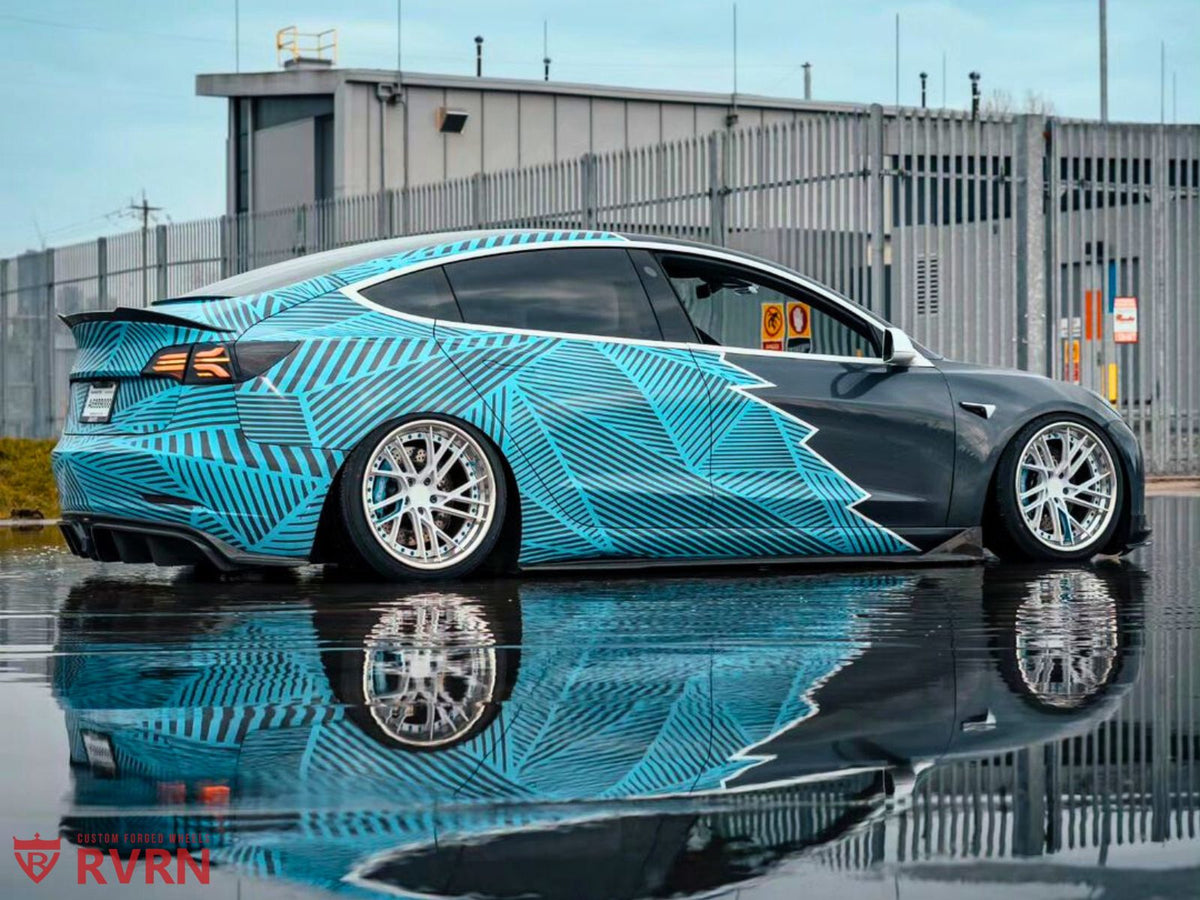 2018 Tesla Model 3 Long Range Awd With Fsd x RVRN Forged