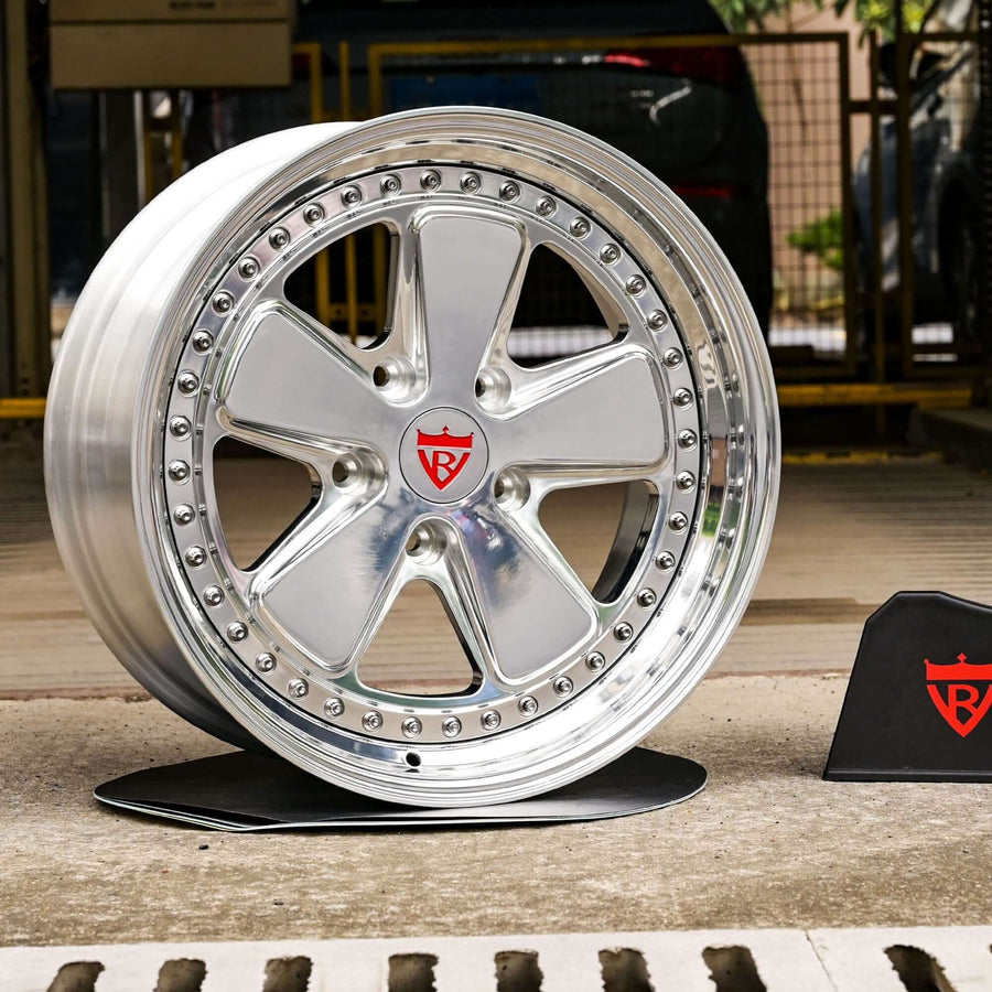 1974 Volkswagen Thing Custom Polished Wheels: RV-DV70