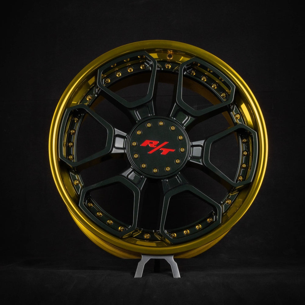 Stylish black and gold 6 lug Dakota RT Wheel for Dodge Dakota trucks