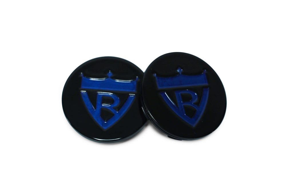 2023 Dodge Charger Hellcat Redeye Custom Aftermarket Super Concave Wheels-Blue and Black rims-RVRN Forged C081 Series