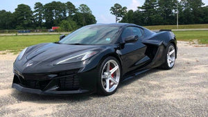 Corvette C8 Z06 brake clearance and wheel spokes — RV-MB559 brushed aluminum forged wheels