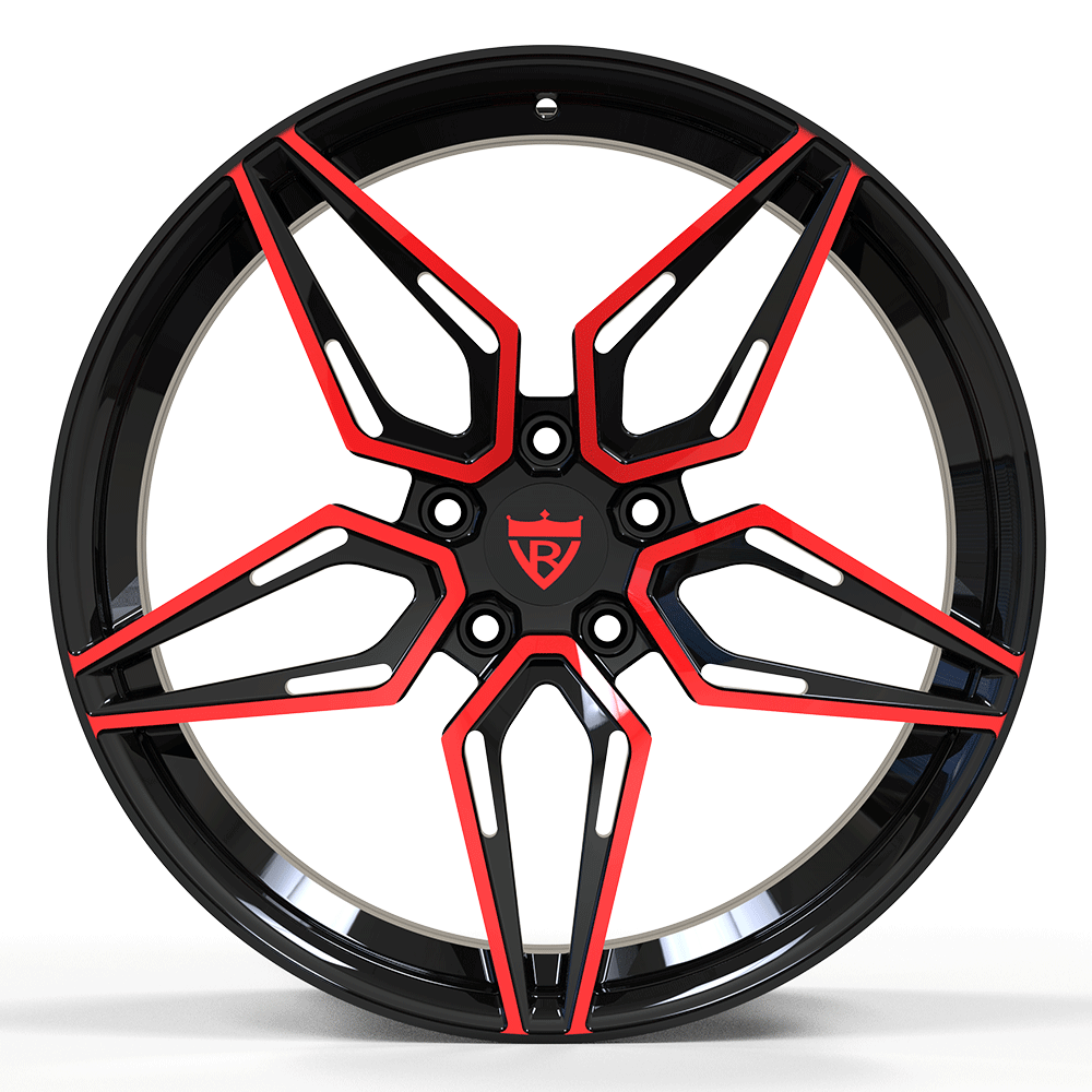 Deep Concave Red and Black Wheels for Camaro-RVRN Forged – RVRN WHEELS