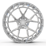 Custom forged RV-MC23 concave wheel from RVRN Wheels for Audi SQ5 and RS5, featuring a sleek silver finish.