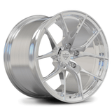 Custom Forged Concave Corvette Wheels by RVRN Wheels RV-MC24 Monoblock Chrome performance rims Series