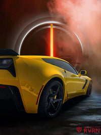 Corvette Z06 stance and tire fitment with RVRN forged wheels