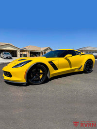 Angled shot of Corvette C7 Z06 on custom RVRN RV-MC35 wheels