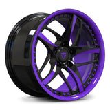 Full Purple Barrel Forged Monoblock Wheel RV-MC36 for Corvette C6 Z06 – Lightweight Style 