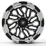 Custom forged monoblock wheel RV-MH01 for Dodge Ram, featuring deep dish design and machined aerospace-grade 6061-T6 aluminum.