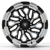 Custom forged monoblock wheel RV-MH01 for Dodge Ram, featuring deep dish design and machined aerospace-grade 6061-T6 aluminum.