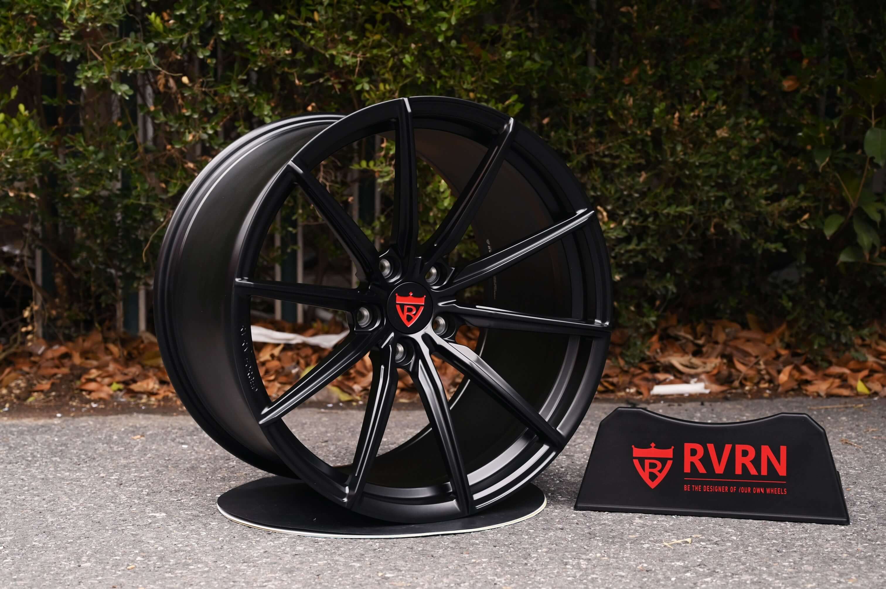 2019 Corvette C7 Z06 Custom Performance Forged Matte Black Wheels: RV-MJ02 Series-RVRN Forged