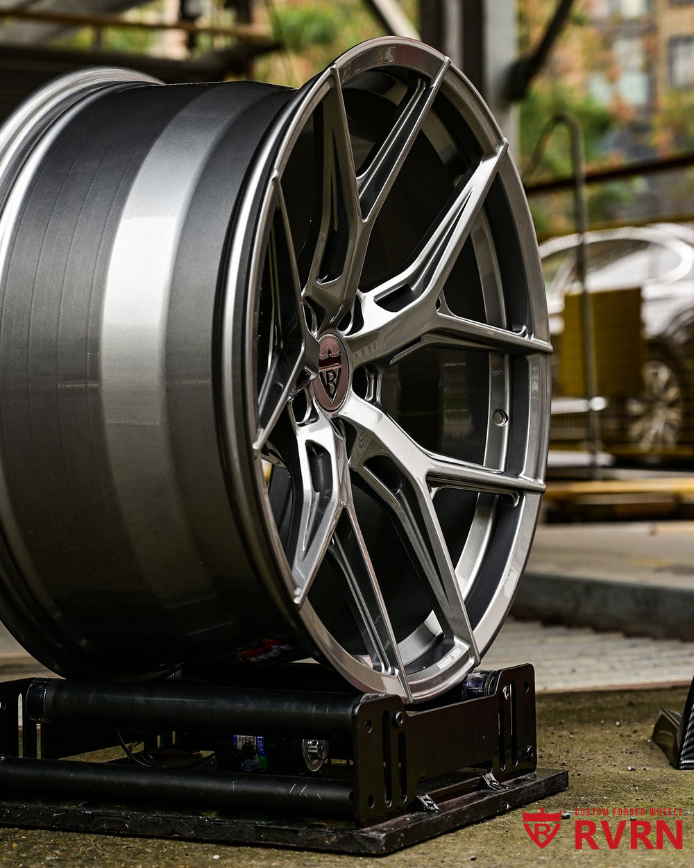 Custom forged concave wheels for 2015 BMW X5 in gunmetal finish, 21-inch staggered rims– RVRN Wheels