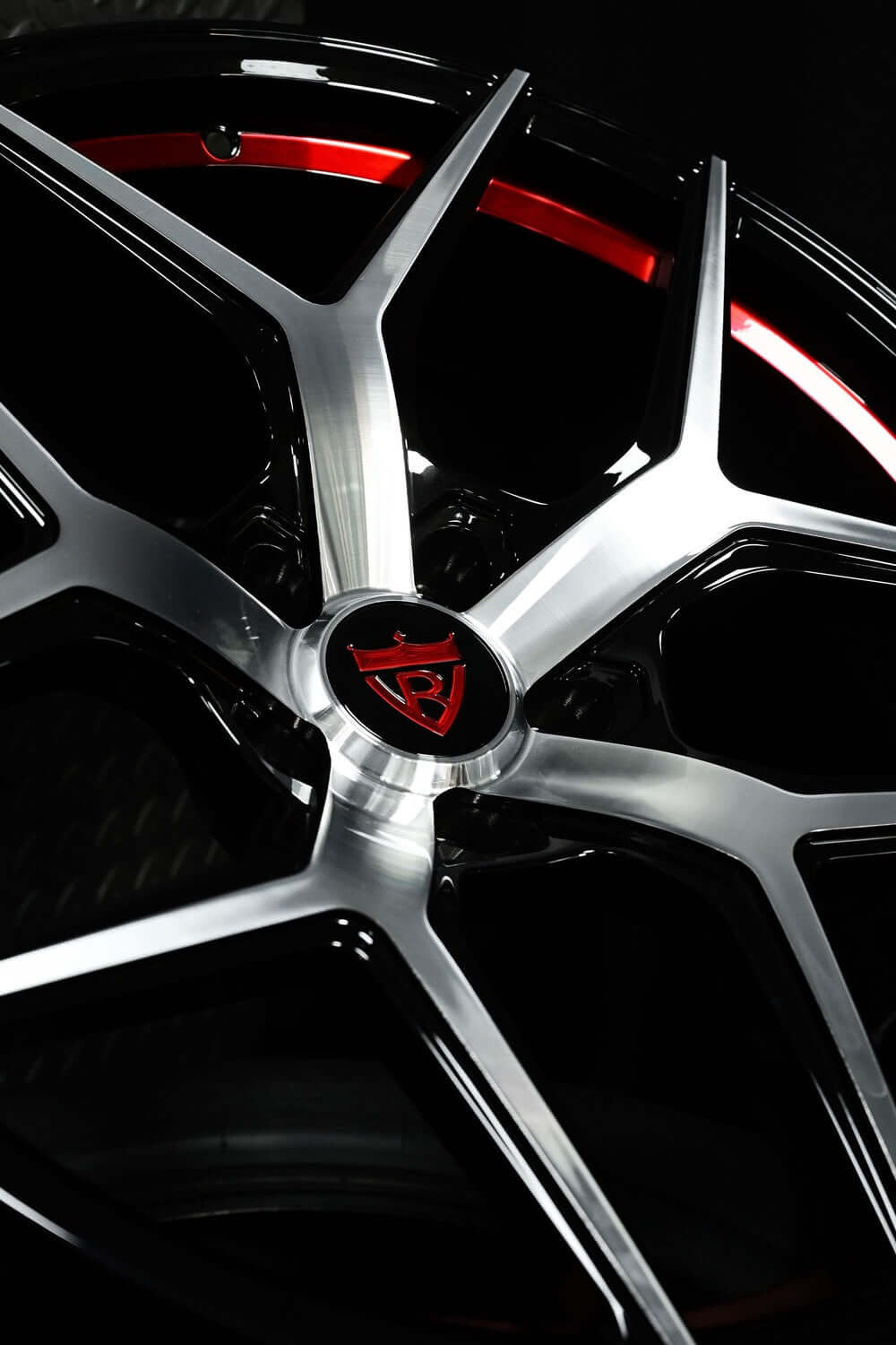 Tesla Black rims model y 21inch staggered size, RVRN RV-MM181 Custom Performance Monoblock Wheels for your Tesla Model Y.