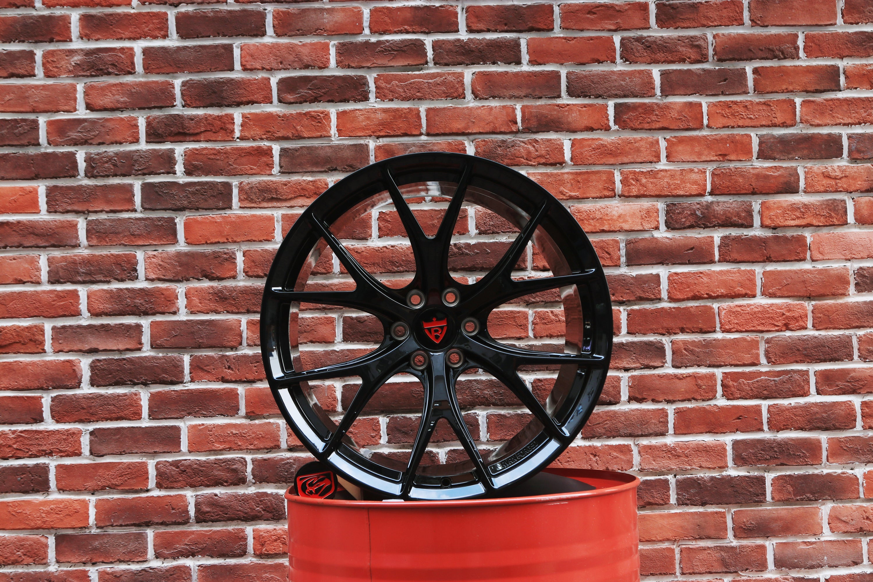 Dodge Viper custom forged wheels-black performance lightweight monoblock rims