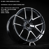 Chrome wheels for your Corvette C7 Grand Sport-19inch and 20inch setup, match your c7 perfectly, RVRN Forged RV-MR05 Series 