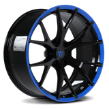 Custom forged monoblock wheel for Dodge Ram 1500 and 2500 trucks, features Y-spoke design and 6-lug fitment.