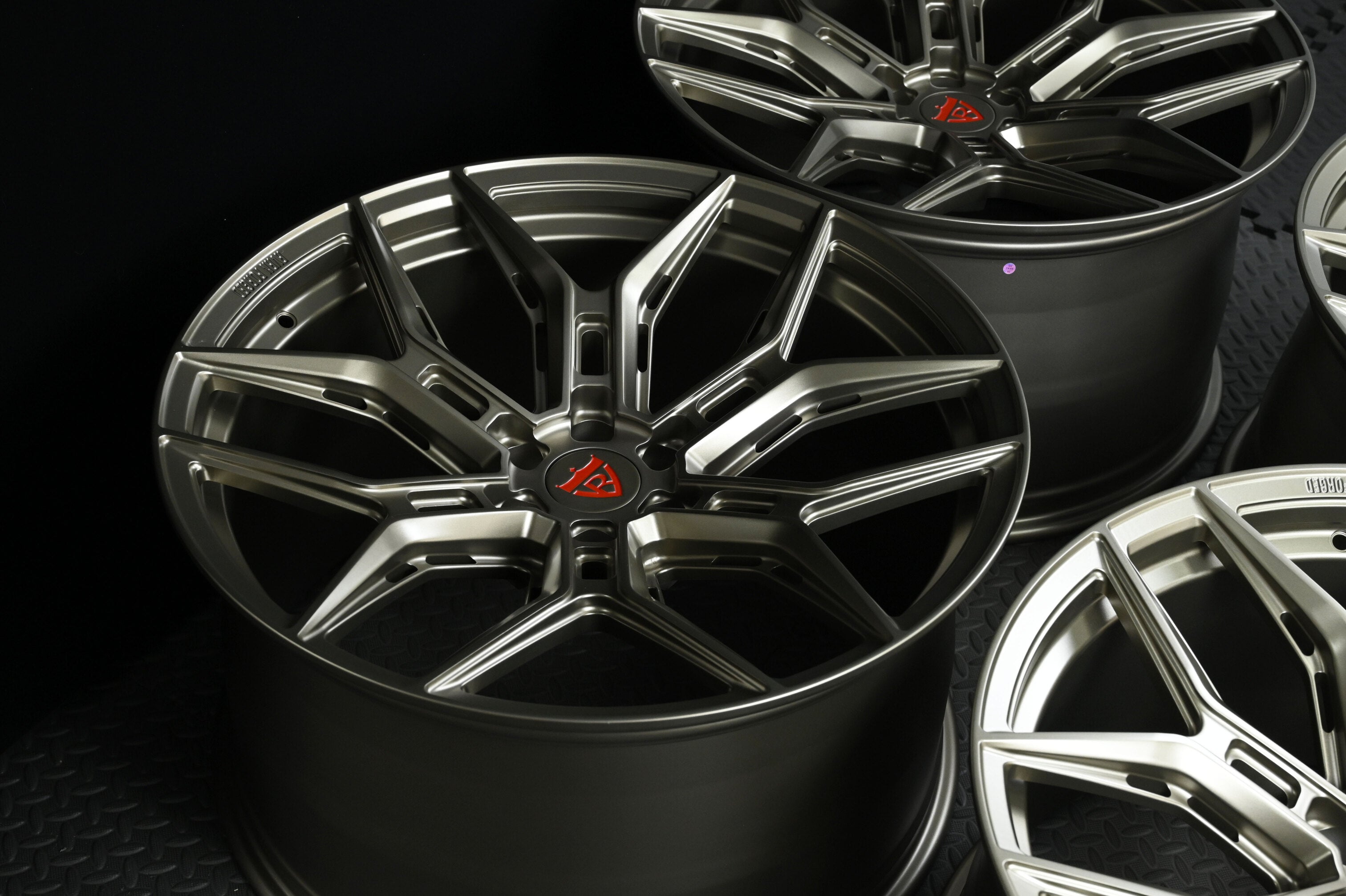 2018 GMC Canyon Denali Wheels-Custom Forged Monoblock Performance Rims-Matte Bronze 