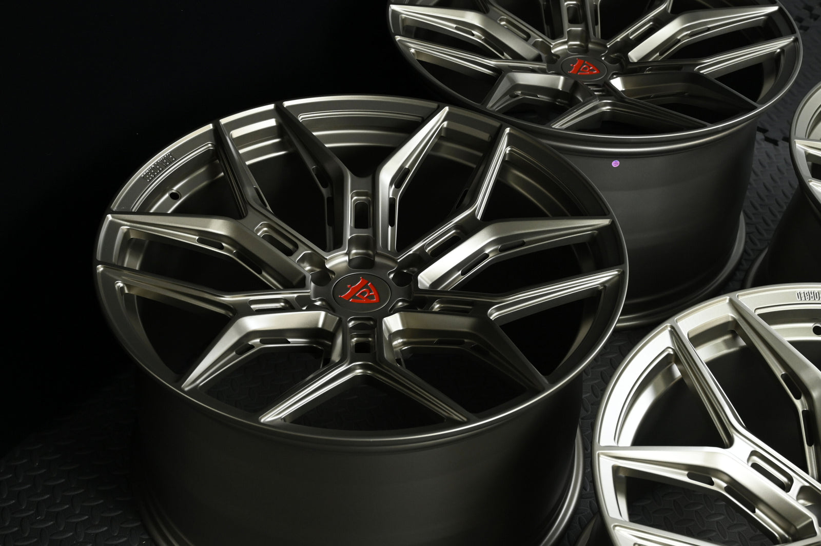 2018 GMC Canyon Denali Wheels-Custom Forged Monoblock Performance Rims-Matte Bronze 