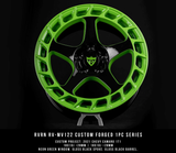 RVRN Custom Forged Monoblock Wheels-Neon Green Black rims for Camaro -MV122 Series