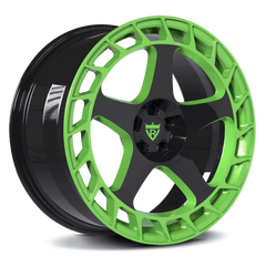 ◆れん◆ RTX Wheels RTX Off-Road Machined Gloss Black Zion Wheel 082984
