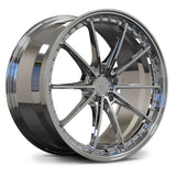 RVRN RV-MY26 fully forged monoblock wheel in chrome finish for Tesla Model Y Performance