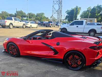 Close-up of forged wheel machining detail for 2024 Corvette C8 Z51, premium craftsmanship and design your own wheels customization