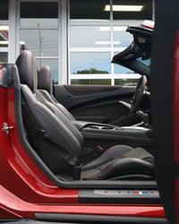 Deep-dish polished aluminum 2-piece forged wheel lip detail for Camaro ZL1, custom wheel design