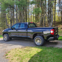 Deep lip and machining detail of 18x9 forged wheel for Toyota Tundra 2016, premium custom wheel design