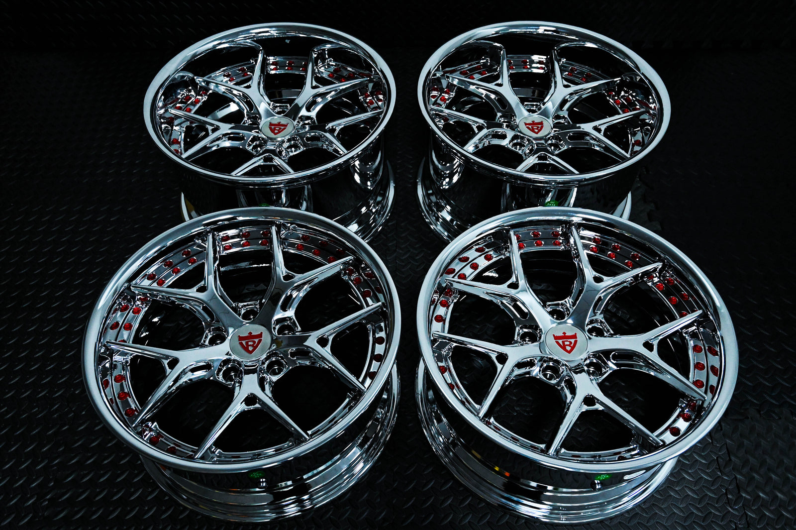 1969 Chevy Camaro Deep Dish Rims-Custom aftermarket Chrome wheels