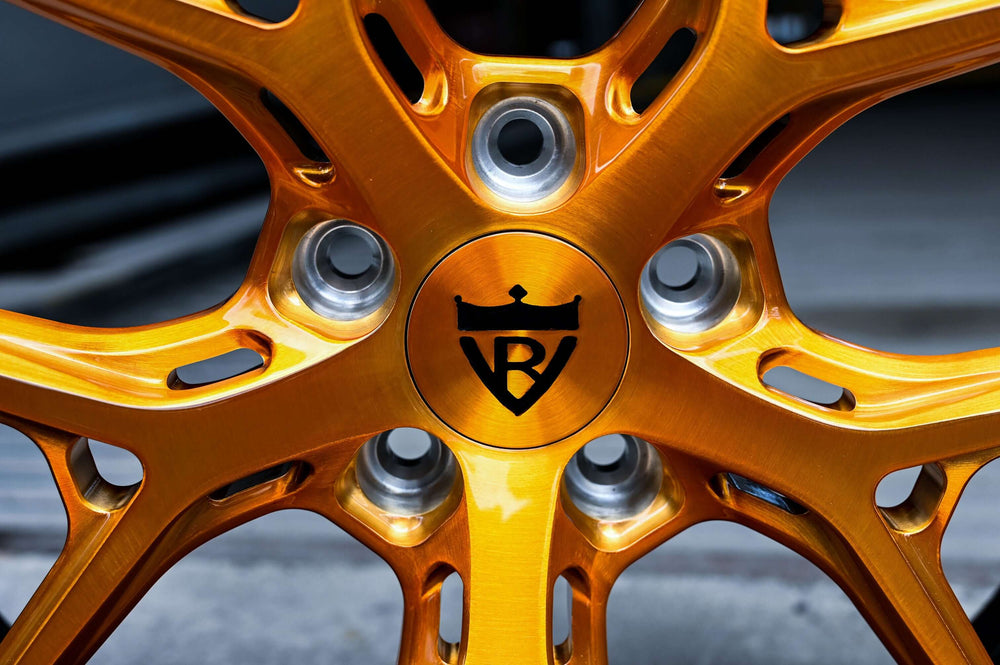 2021 Dodge Charger Scat Custom Wheels-Copper Black Forged Rims