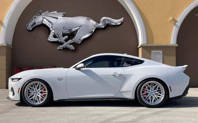 RVRN Wheels forged Mustang wheels with deep dish design – perfect for Mustang GT models.