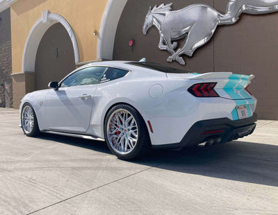 Forged Mustang GT wheels – premium quality, lightweight, and durable, designed by RVRN Wheels.