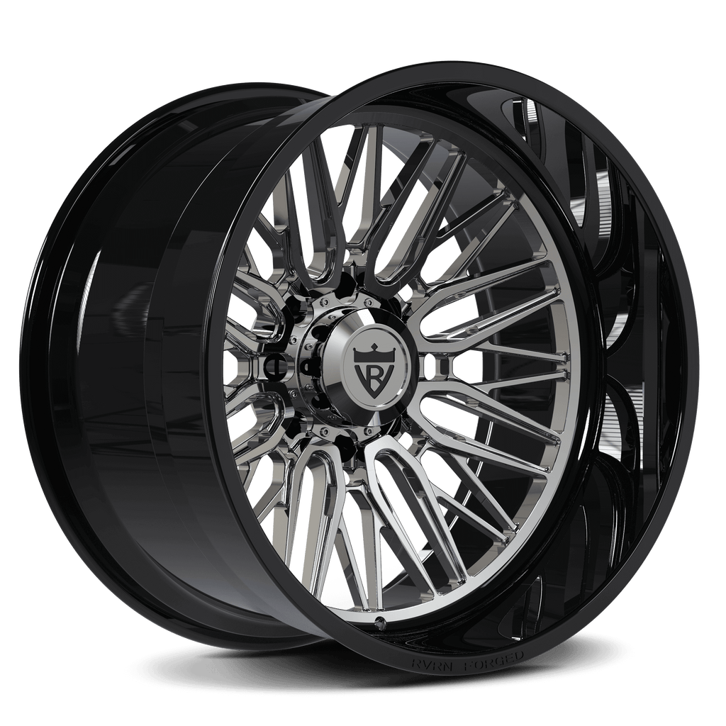 Wheel Rems GMC Truck Deep Dish Black Wheels-Custom Aftermarket 8 Lug – RVRN WHEELS