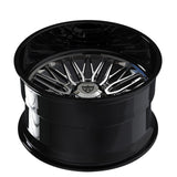 8 lug wheels for gmc truck- black deep dish custom forged aftermarket rims-RVRN Forged RV-T081 Series
