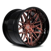 Polished Rose Gold Spoke. Gloss Black Barrel
