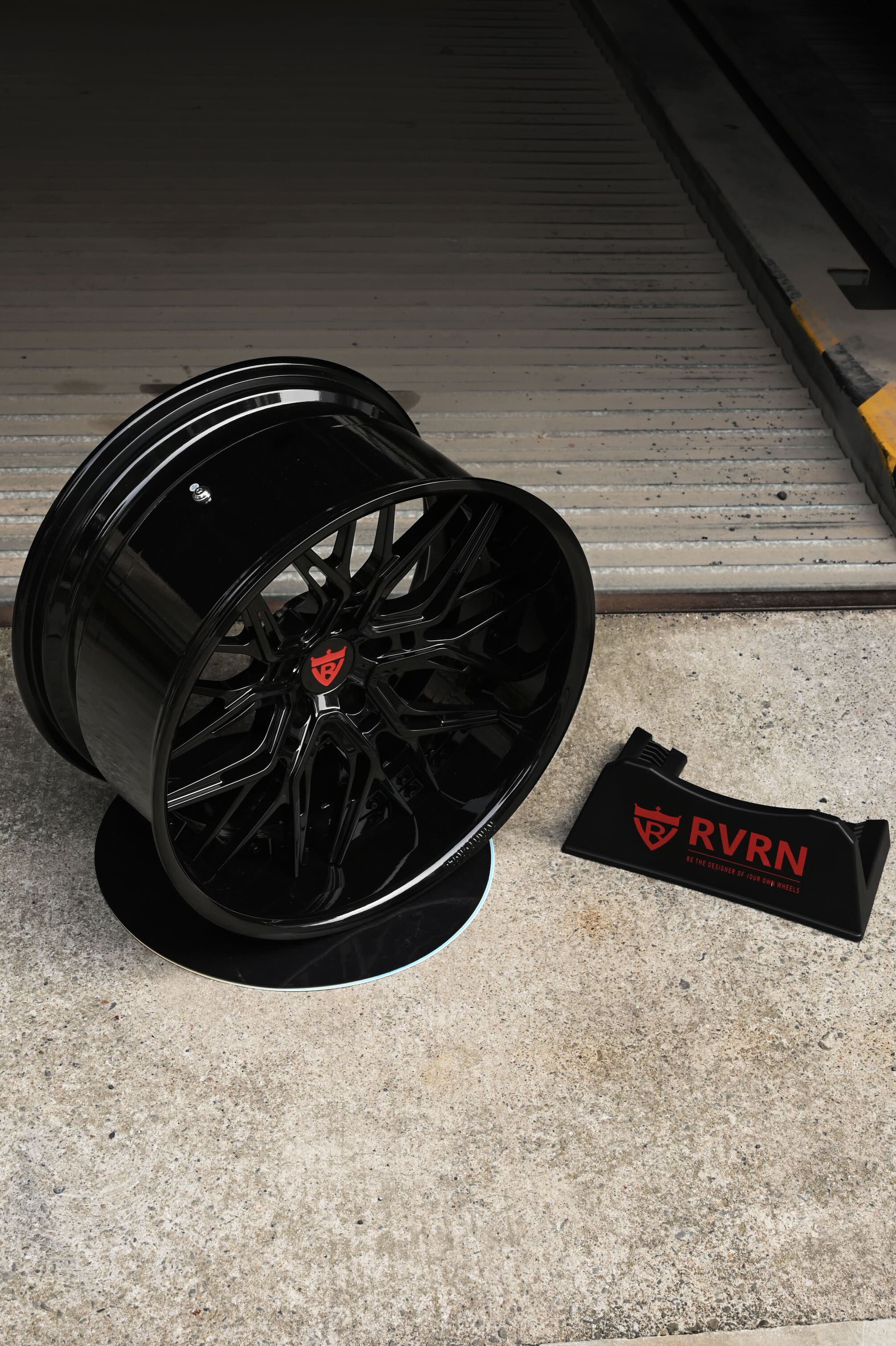 Staggered Dish Rims 2012 Dodge Challenger Aftermarket Wheels-Deep Dish Black Forged Custom ...