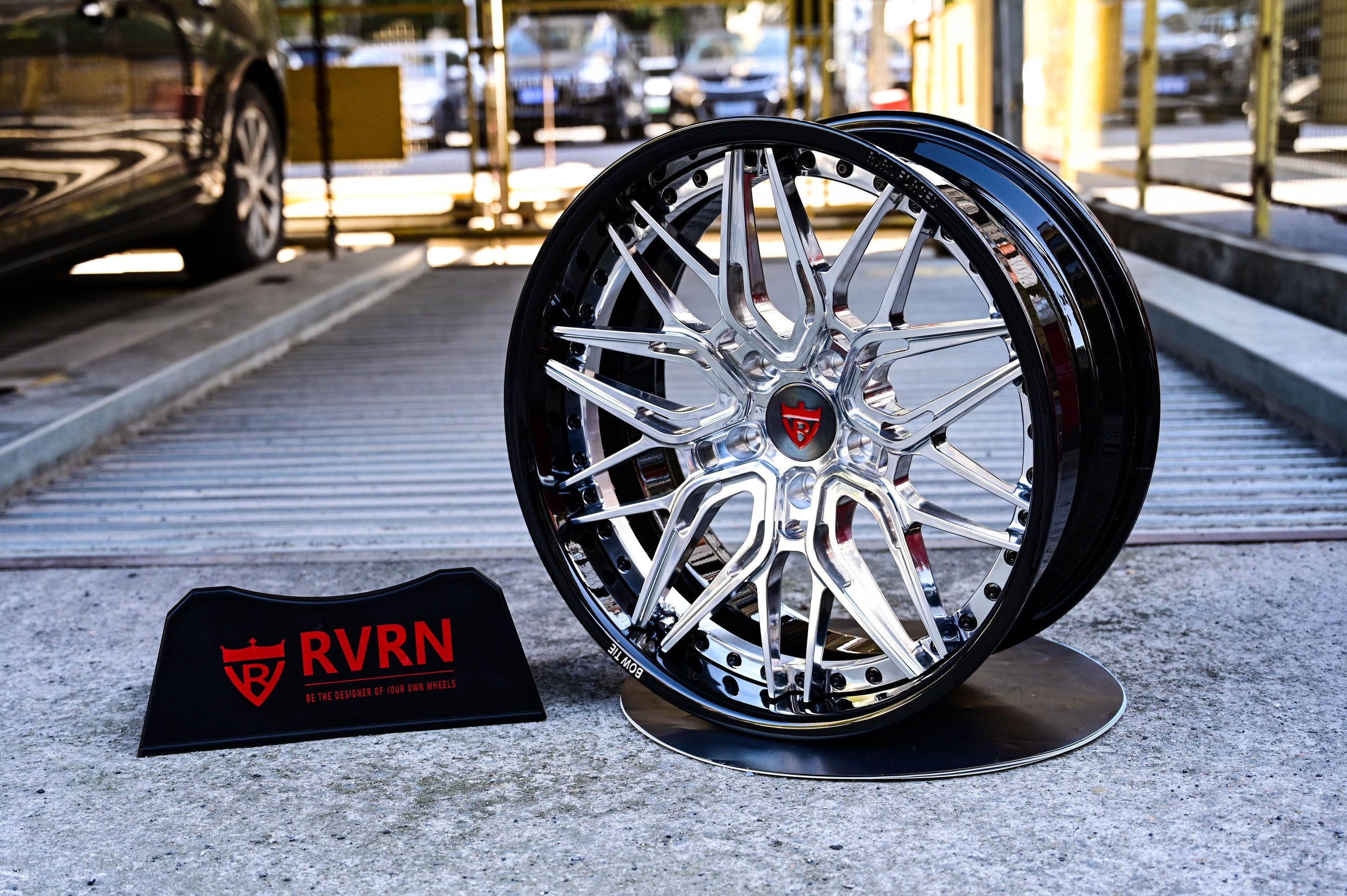 1972 Chevy Camaro Deep Dish Wheels-Custom forged 2-piece rims-RV-T081