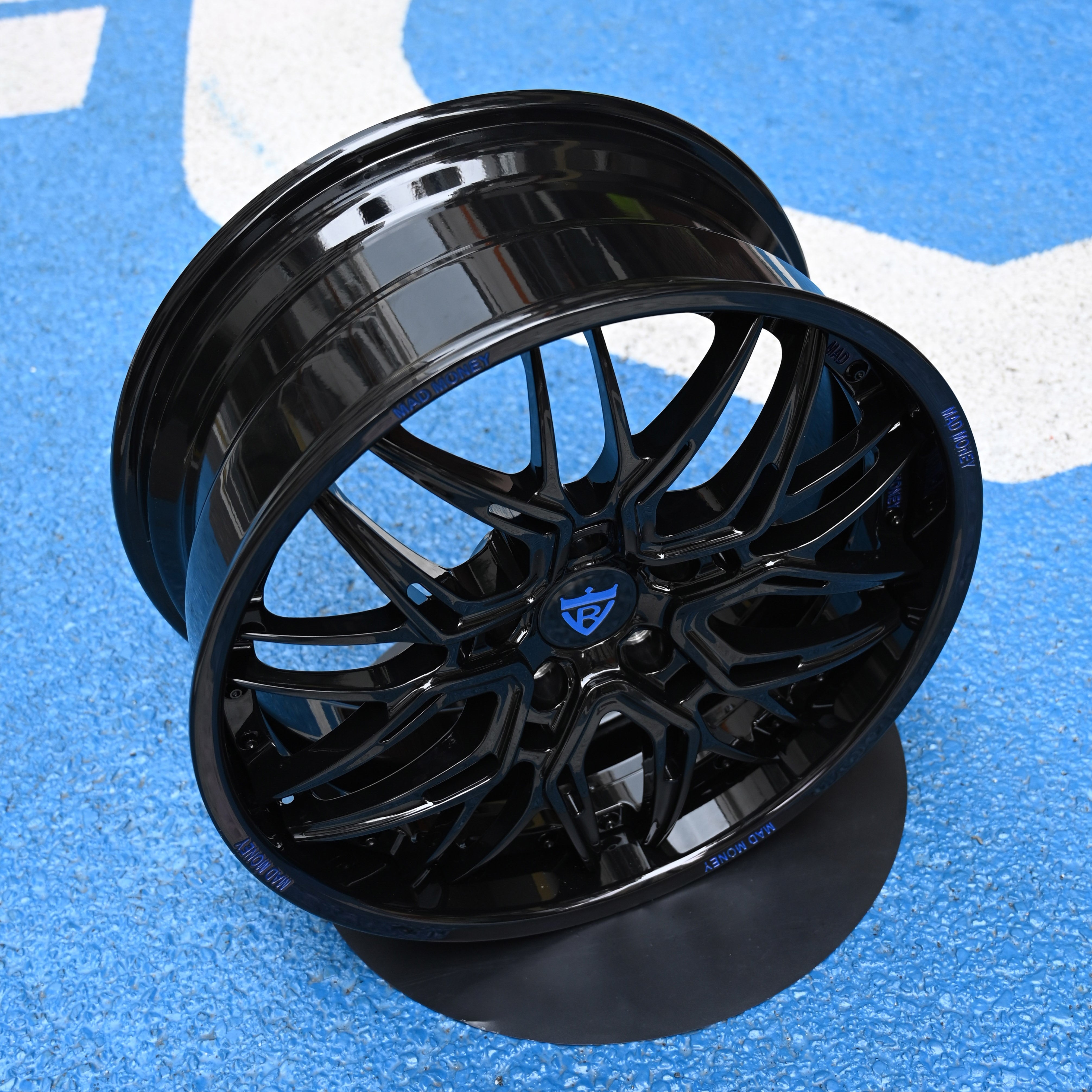 Corvette custom black wheels gallery-2 piece forged z51 rims – RVRN WHEELS