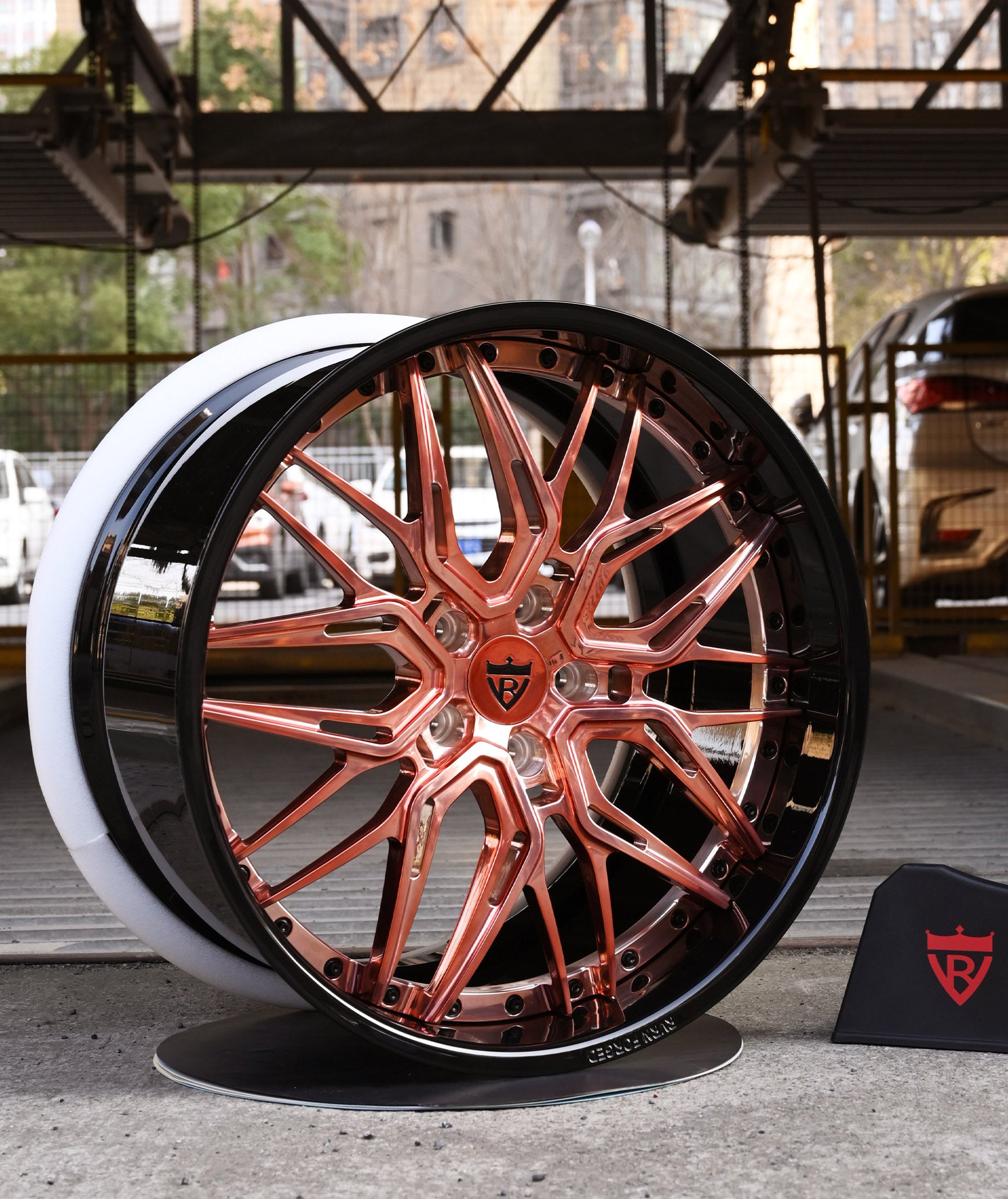 RV-T081 Custom Camaro Deep Dish Forged Wheels