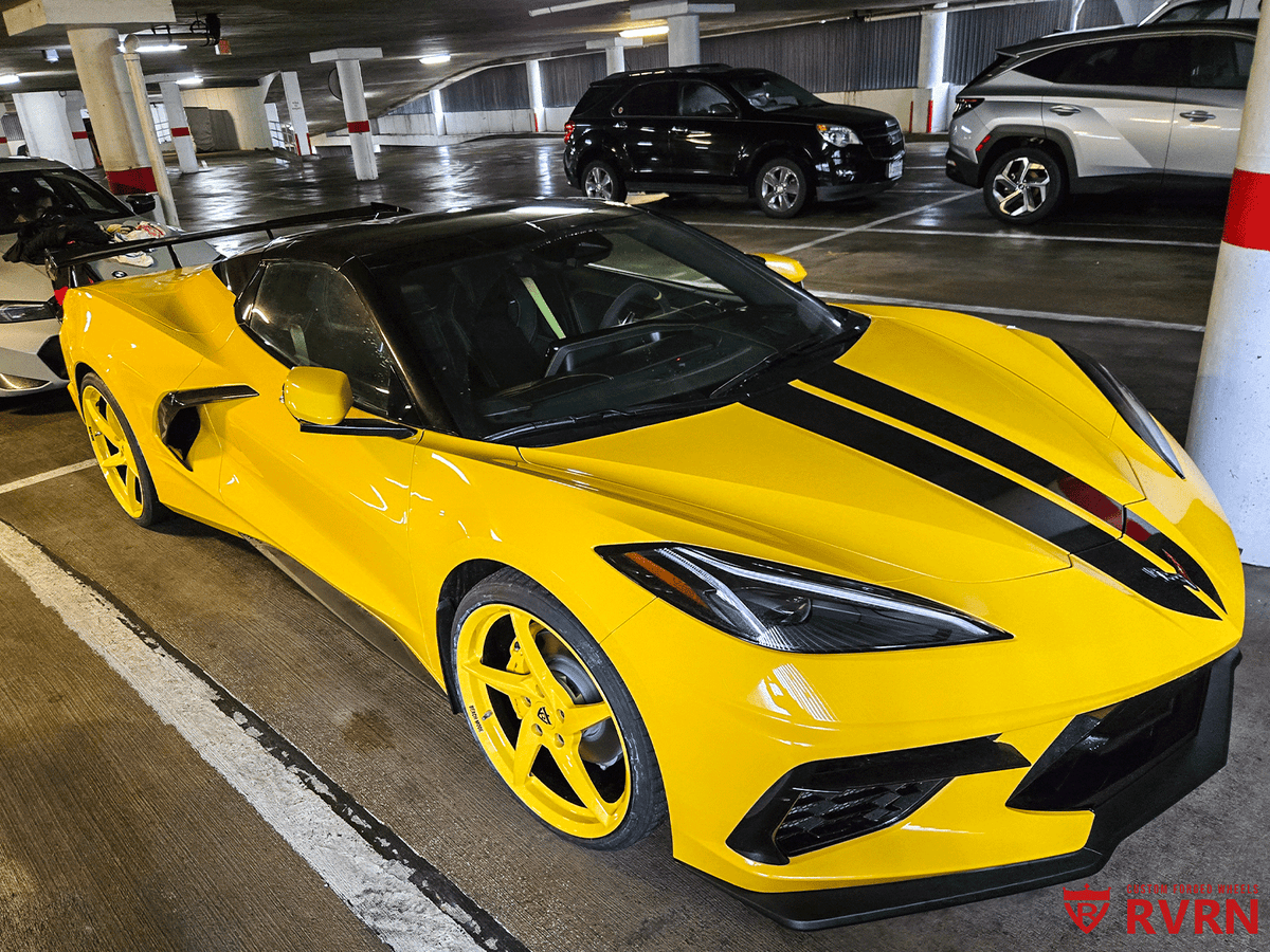 RV-MC35 Competition Yellow wheel close-up chapter four