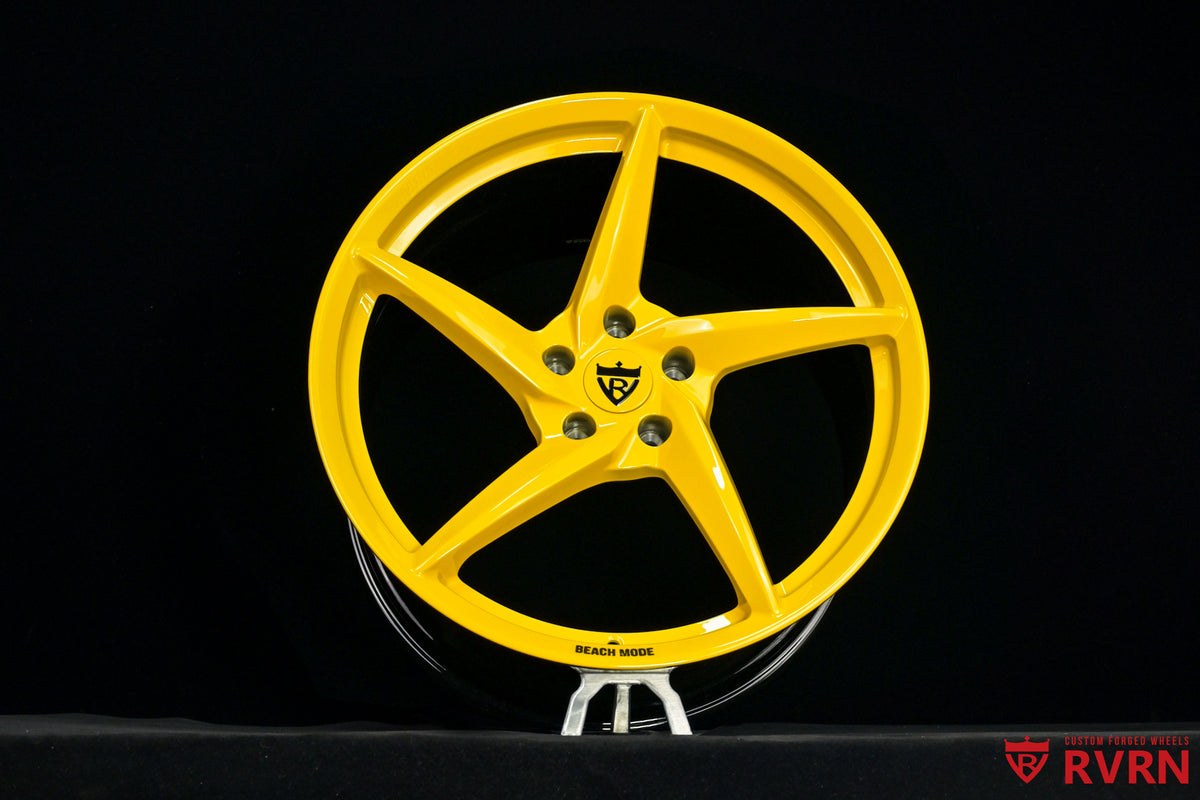Dave Ambrose 2026 Corvette Stingray yellow RV-MC35 wheels interview photo two
