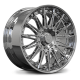 Custom forged 2-piece wheels, polished finish, 22-inch design, ideally suited for Acura MDX and custom applications.